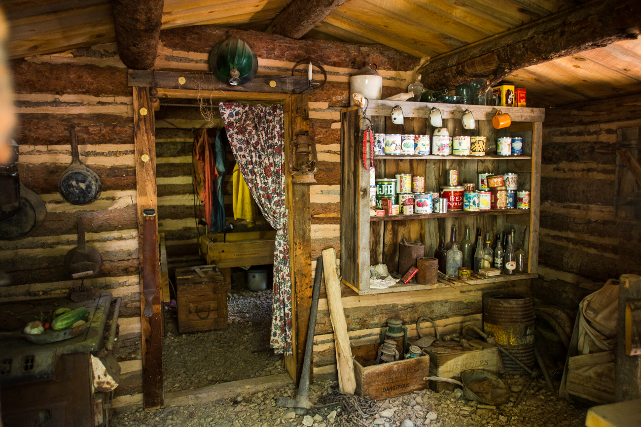 Exploring Cabin on Trail