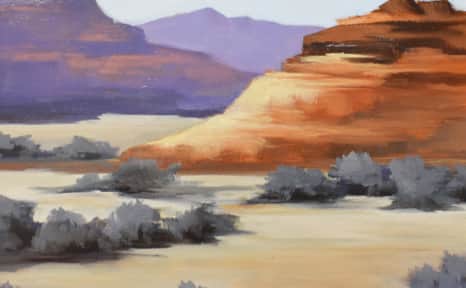 "Snow Canyon Gem" on oil by Kelly Sooter