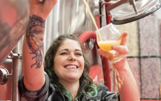 Jacquie King, head brewer at Roosters Brewing Co.