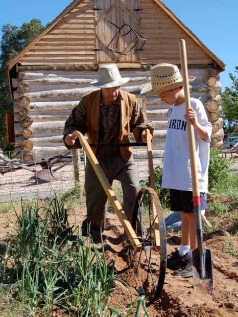 Try out farming just like the Mormon pioneers.