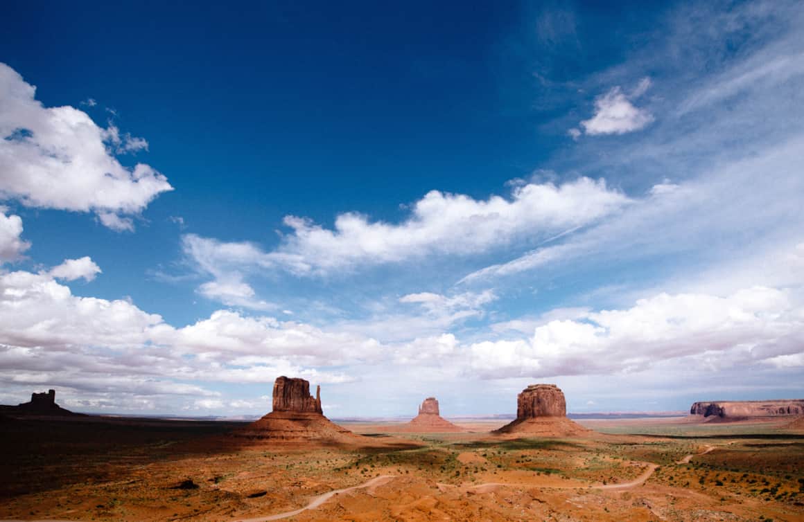 A view of East Mitten and West Mitten.