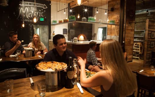 Centro's thinner crusts and fewer toppings leave you with no worries about feeling overly stuffed.