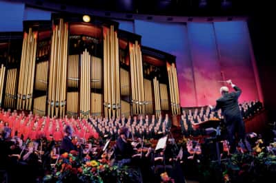 The Tabernacle is home to the renowned Tabernacle Choir.