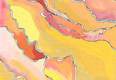 Close-up of the textures and colors at Crystal Geyser near Green River.