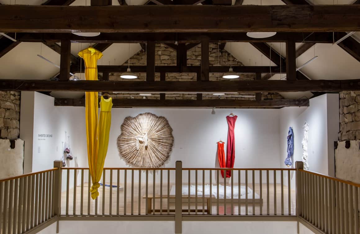 Sara Lynne Lindsay's "Inherited Ground" exhibition at Granary Arts