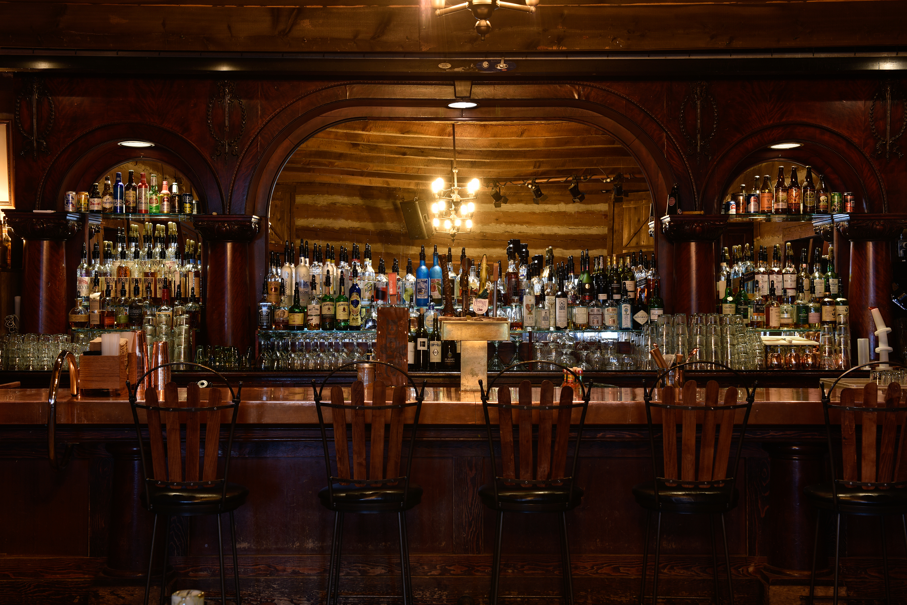 Outside your event and reception, guests can enjoy Sundance's very own historic Owl Bar.