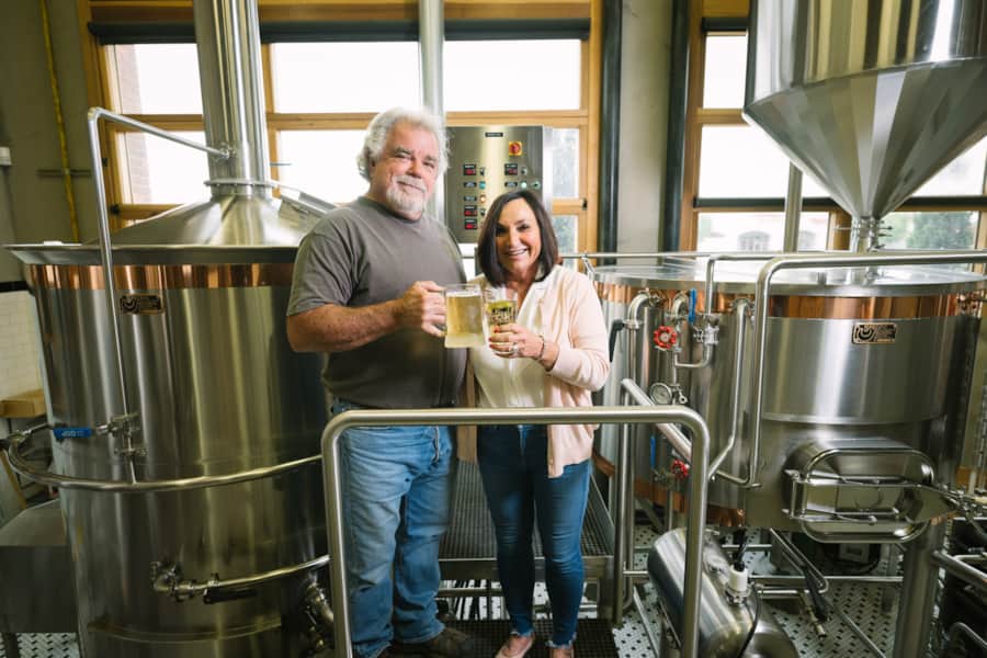 Owner Rick Salisbury and his wife Vicki.