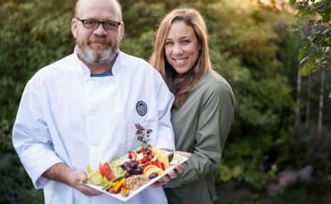 Chef Chet and his wife Nancy Saign of Hunt & Gather in Torrey