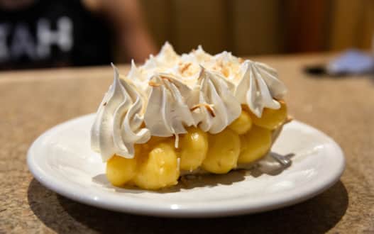 A generous slice of pie at Thunderbird Restaurant.