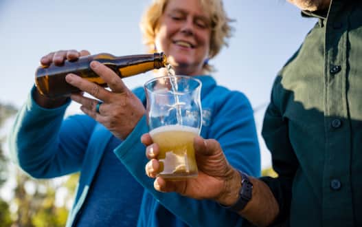 Ann Torrence, co-owner and cidermaker at Etta Place Cider in Torrey.