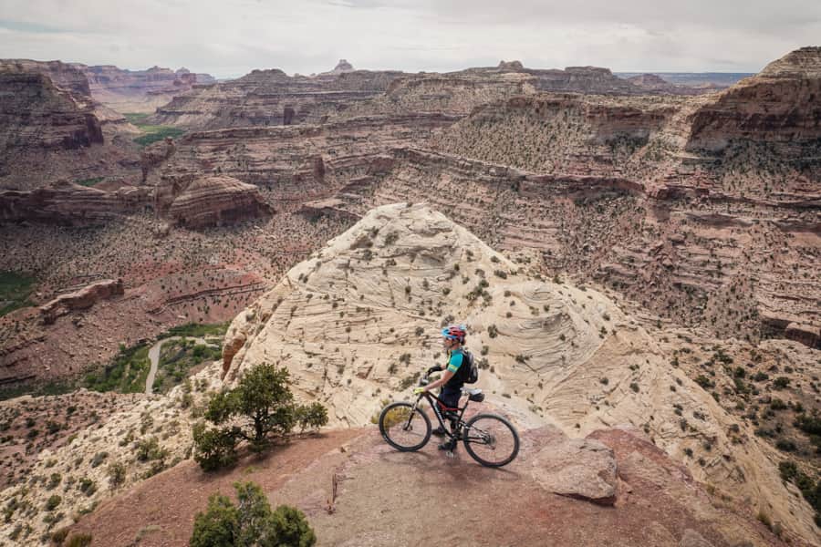 Mountain biking through San Rafael Swell