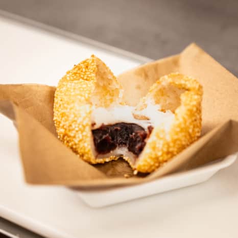 Owner Andrew So also touts the store-made goods, like the Hong Kong Sesame Balls made with a red bean paste.