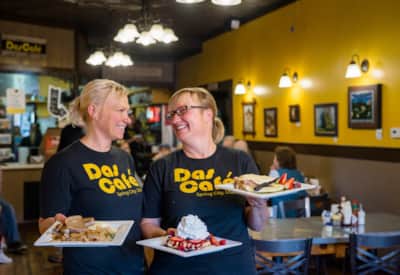 Das Café is run by Caroline Lott and Katy Harmer, who are known around town as “the Schroeder Sisters.”