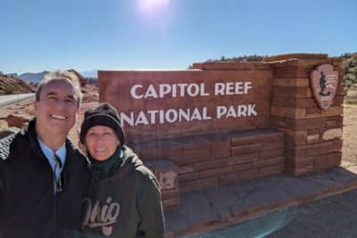 Contest winner Noah S. in Capitol Reef National Park.