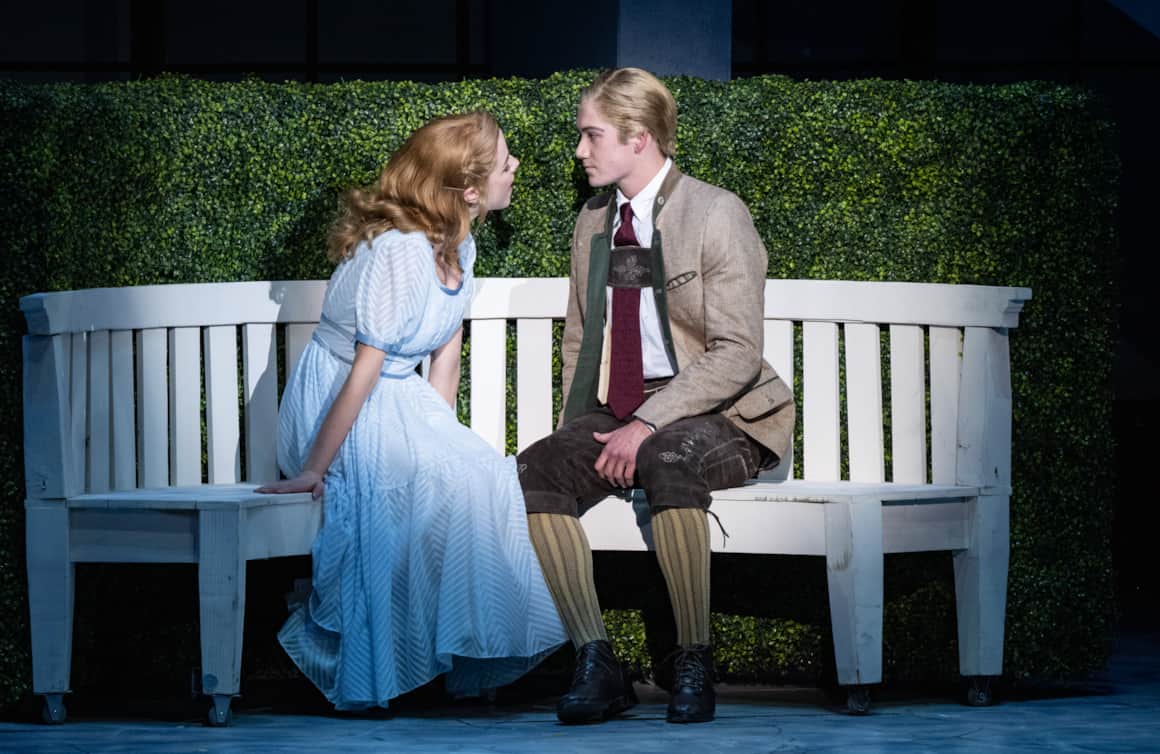 Julia Kuzmich and Ethan Van Slyke in the Utah Shakespeare Festival’s 2022 production of "The Sound of Music."