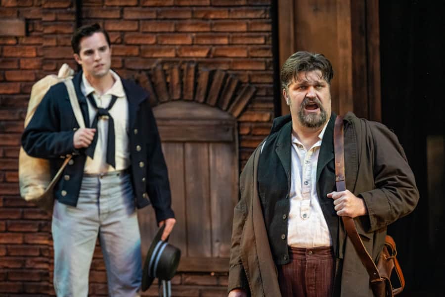 Nathan Haltiwanter (left) and J. Michael Bailey in the Utah Shakespeare Festival’s 2022 production of "Sweeney Todd."
