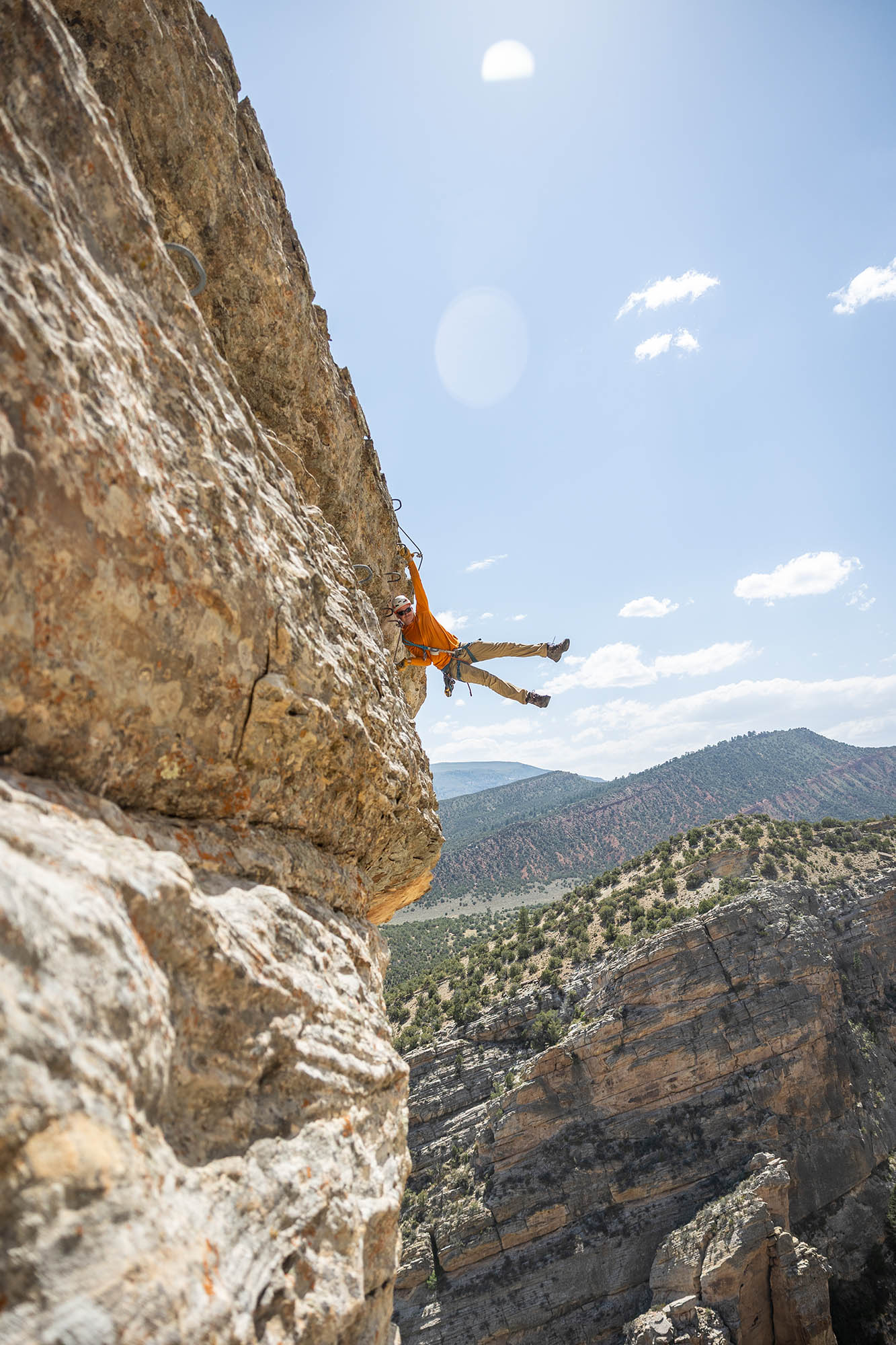 On the course, you'll find exposed rock face climbs and cable bridges suitable for both beginners and more experienced climbers.