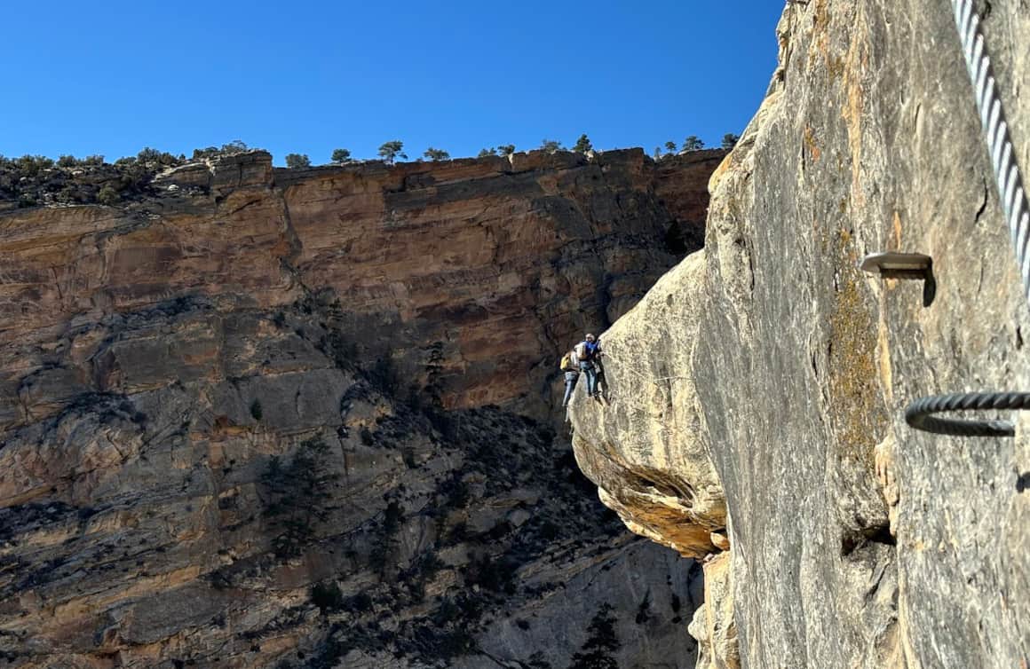 Ashley Gorge is home to Utah’s first public Via Ferrata course.