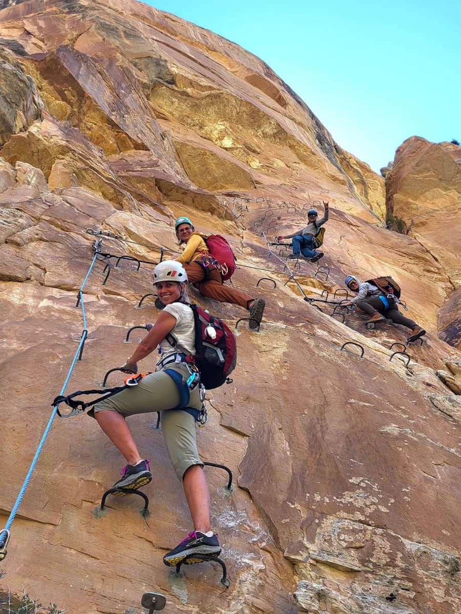 While no climbing experience is necessary, visitors should be in good shape for relatively steep climbs.