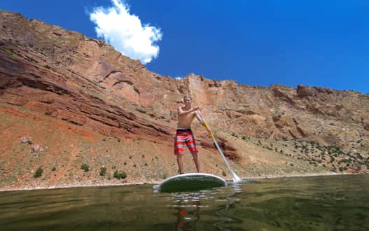 Head to Flaming Gorge for fishing, boating, paddling, water skiing, swimming, and even scuba diving and road biking.