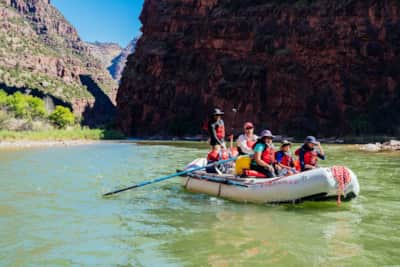 You likely won’t have cell phone coverage on a river trip, which allows you to truly let go.