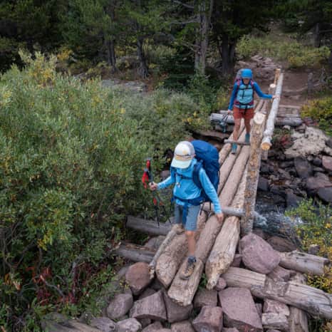Crossing the Henry’s Fork on our way back from hiking up Kings Peak.