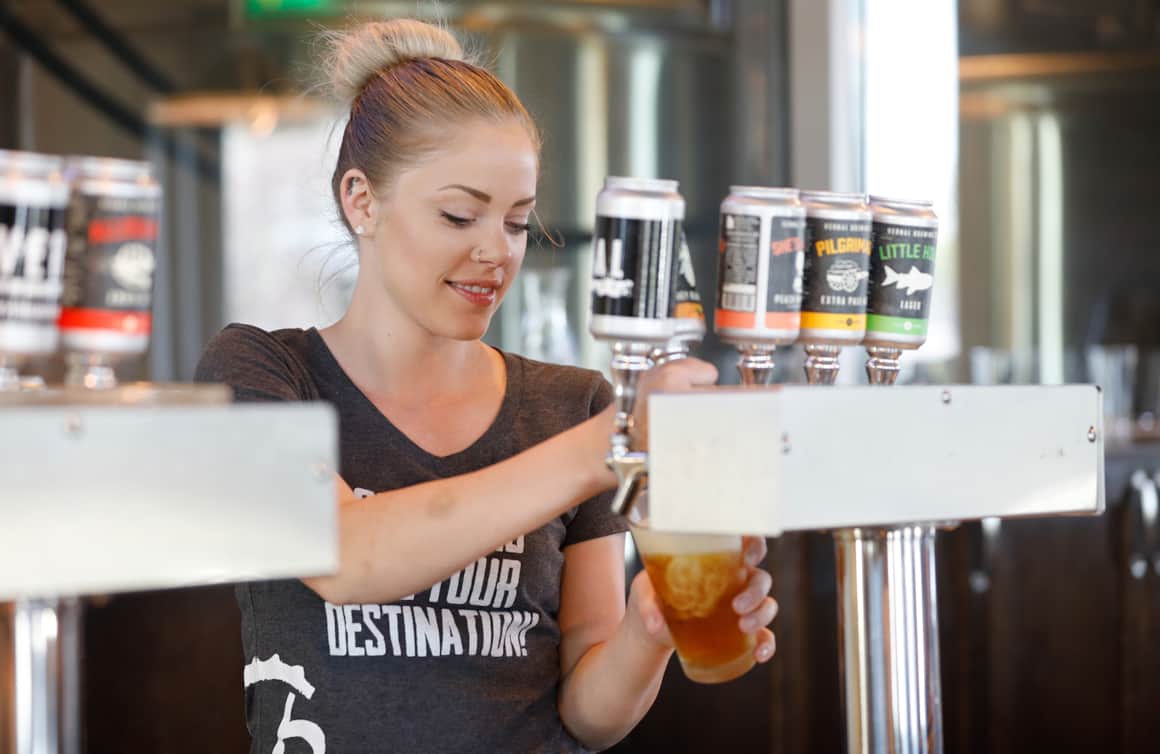 While in town, don't miss the local brewpub, Vernal Brewing Company,