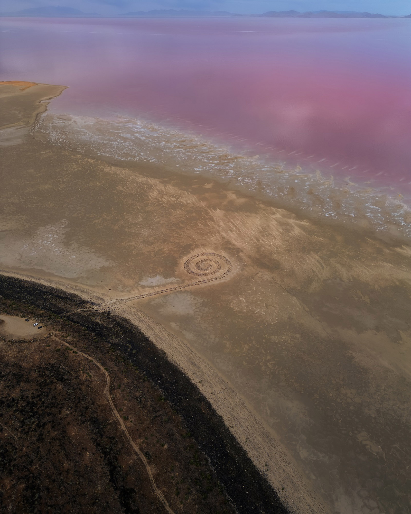 Great Salt Lake Pink Lake