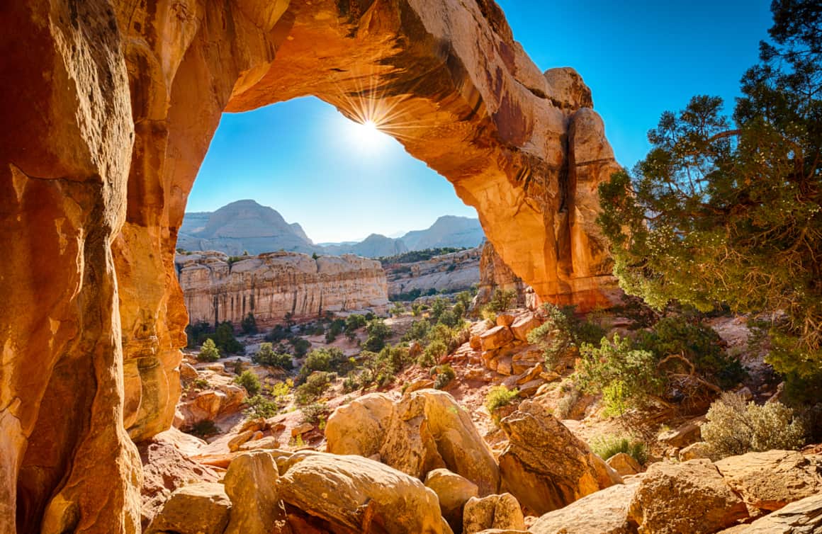 Hickman Bridge Trail in Capitol Reef National Park