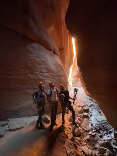 Often called The Narrow’s little sister, Orderville Canyon is one of the easiest technical canyons in the Zion National Park area, but still demands respect.