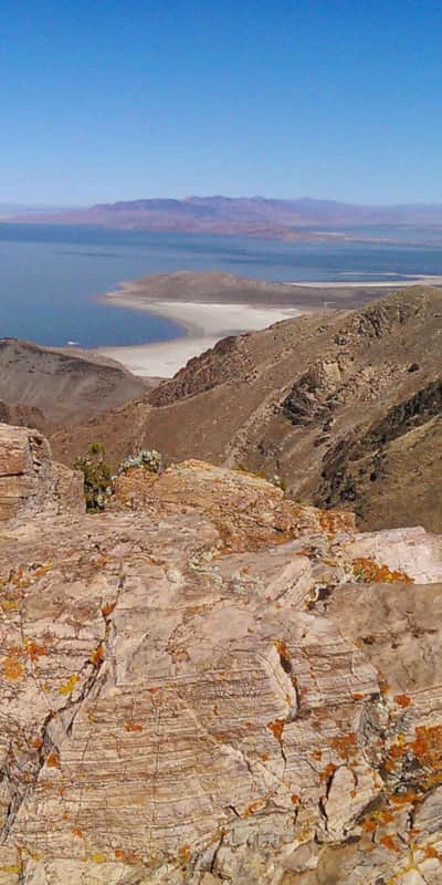 Stark landscapes and otherworldly vistas from the Frary Peak Trail.