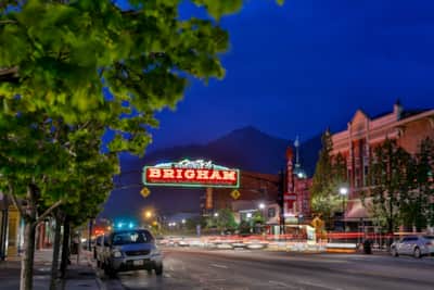 Located about 60 miles north of Salt Lake City, Brigham City is a small town that maintains its originality. 