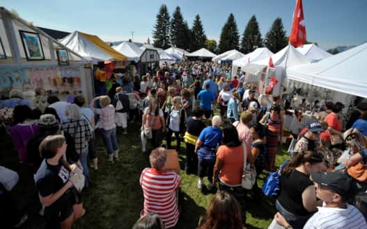 More than 80,000 visitors pack Midway’s town square and surrounding areas for the annual event.