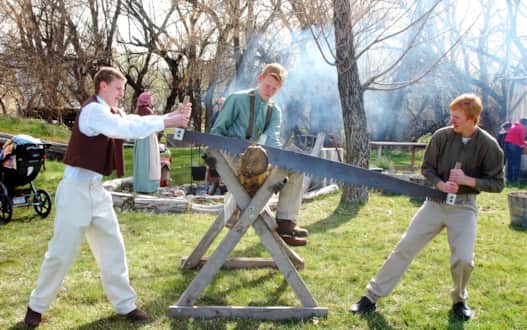The center’s historic daily adventures take learning to another level. The woodwright shop is a great opportunity to learn about historical woodworking techniques.