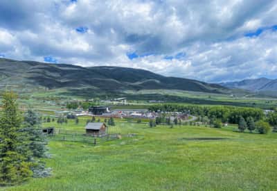 A view of the Soldier Hollow hillside.