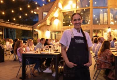 The Lakehouse at Deer Creek is a year-round waterfront restaurant showcasing local foods and producers.