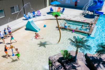 Outdoor Splash Pad at Waterdance Bear Lake