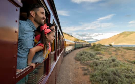 The Heber Valley Railroad offers guests stunning views of the Wasatch Mountains and makes train travel fun with hosted concerts, themed rides and historical reenactments.
