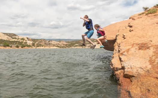 Known as “Little Lake Powell,” Red Fleet State Park offers swimming, fishing, hiking, camping, biking and more in a gorgeous sandstone lake setting.