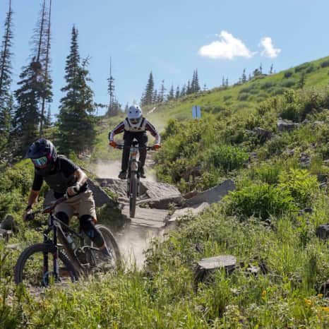 In the summer, Brian Head Resort switches to a haven for mountain bikers.