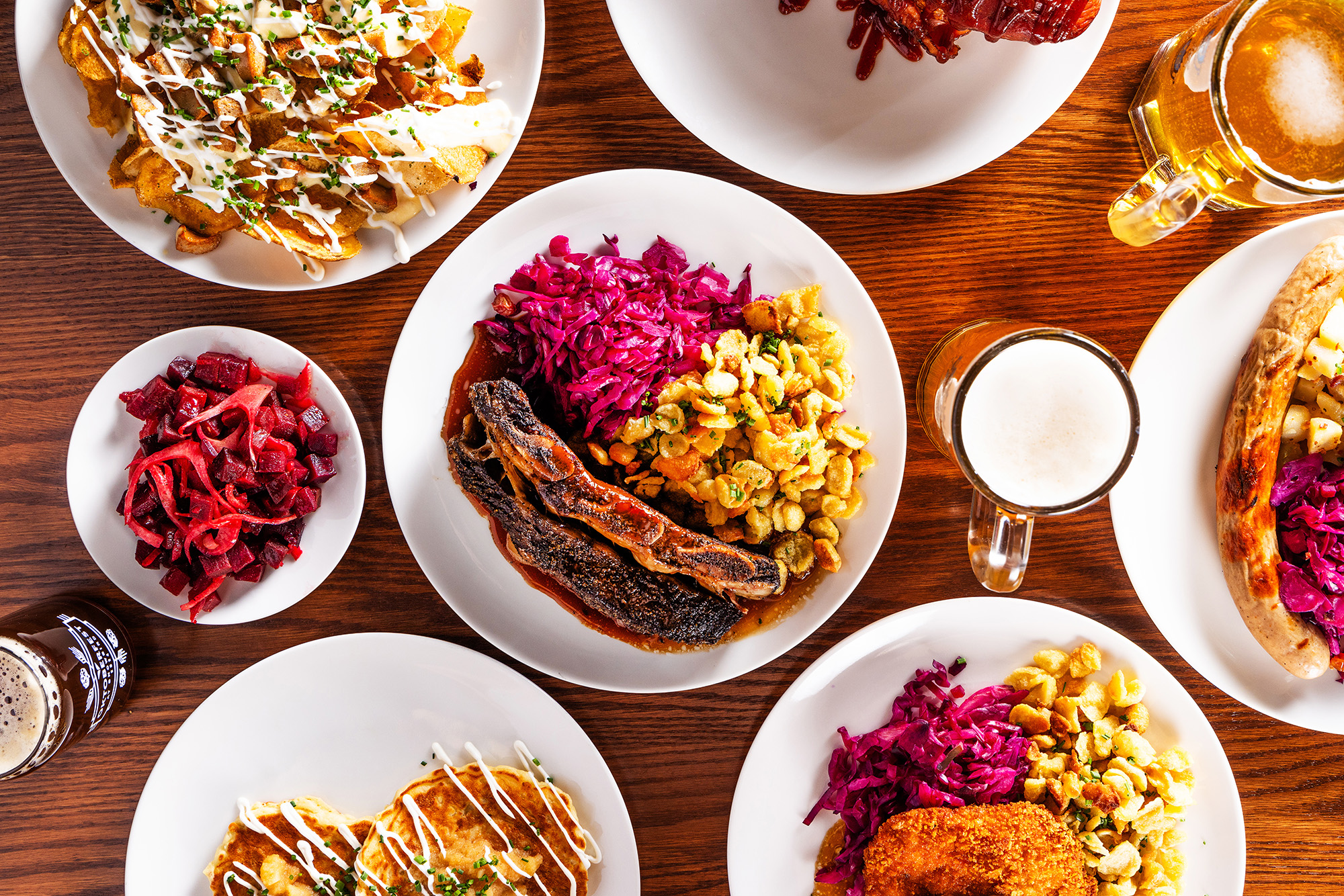  A sampling of Oktoberfest fall food favorites.