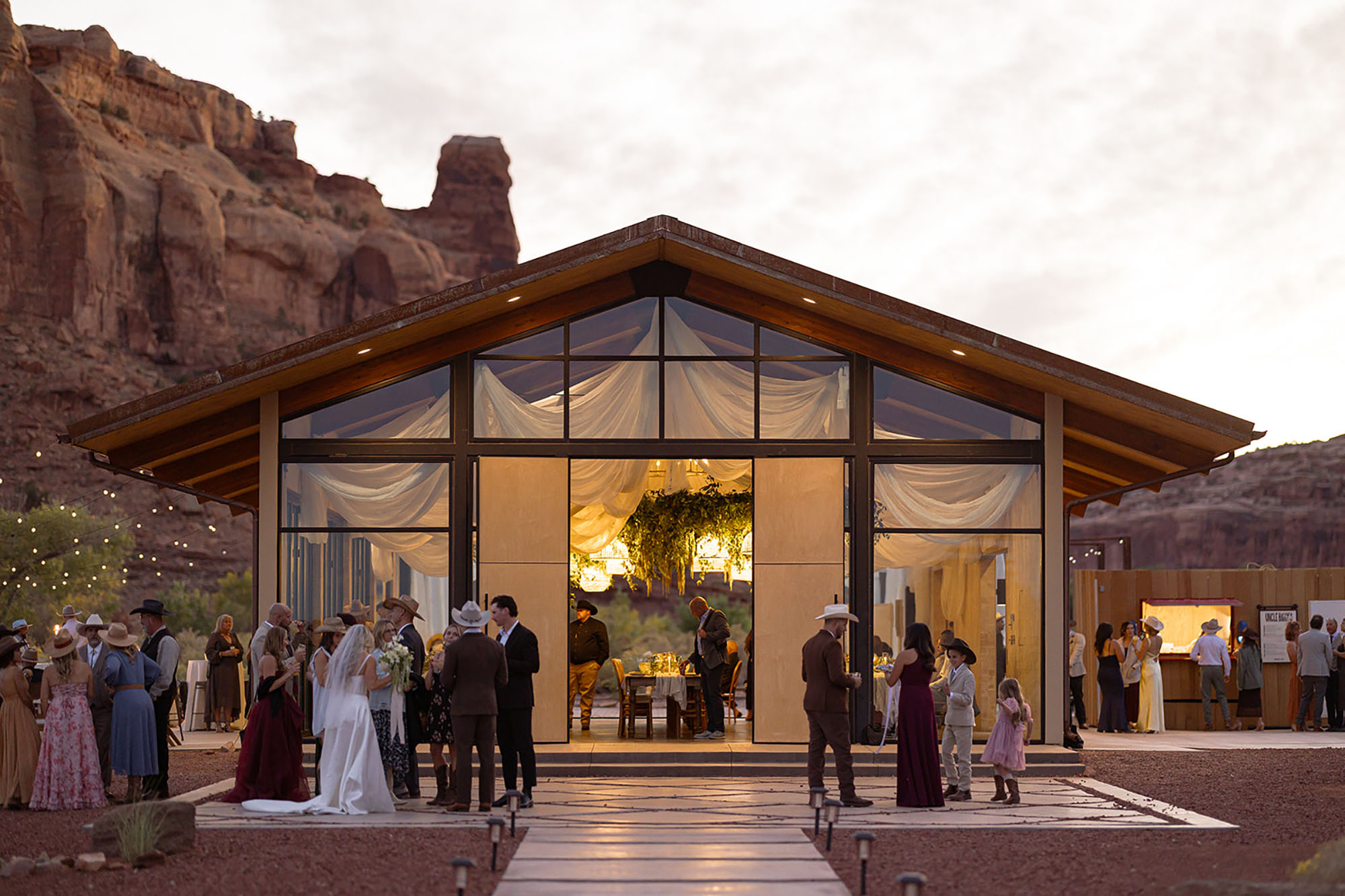 The venue focuses on minimal environmental impact to help protect local parks and public lands.