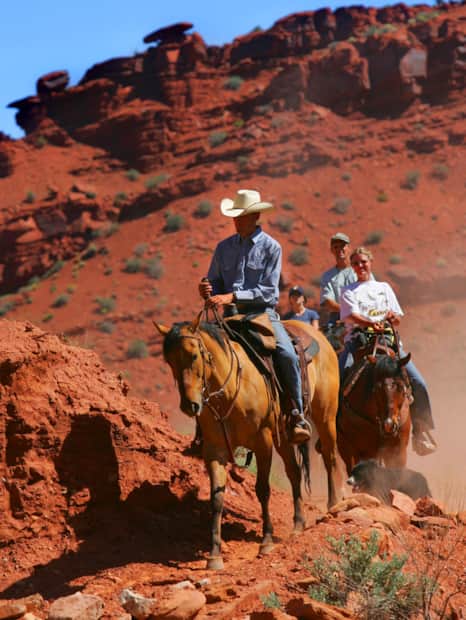 Red Cliffs Lodge offers horseback riding, skydiving experiences, private canyoneering, rock climbing tours, stargazing excursions and epic 4x4 outings.