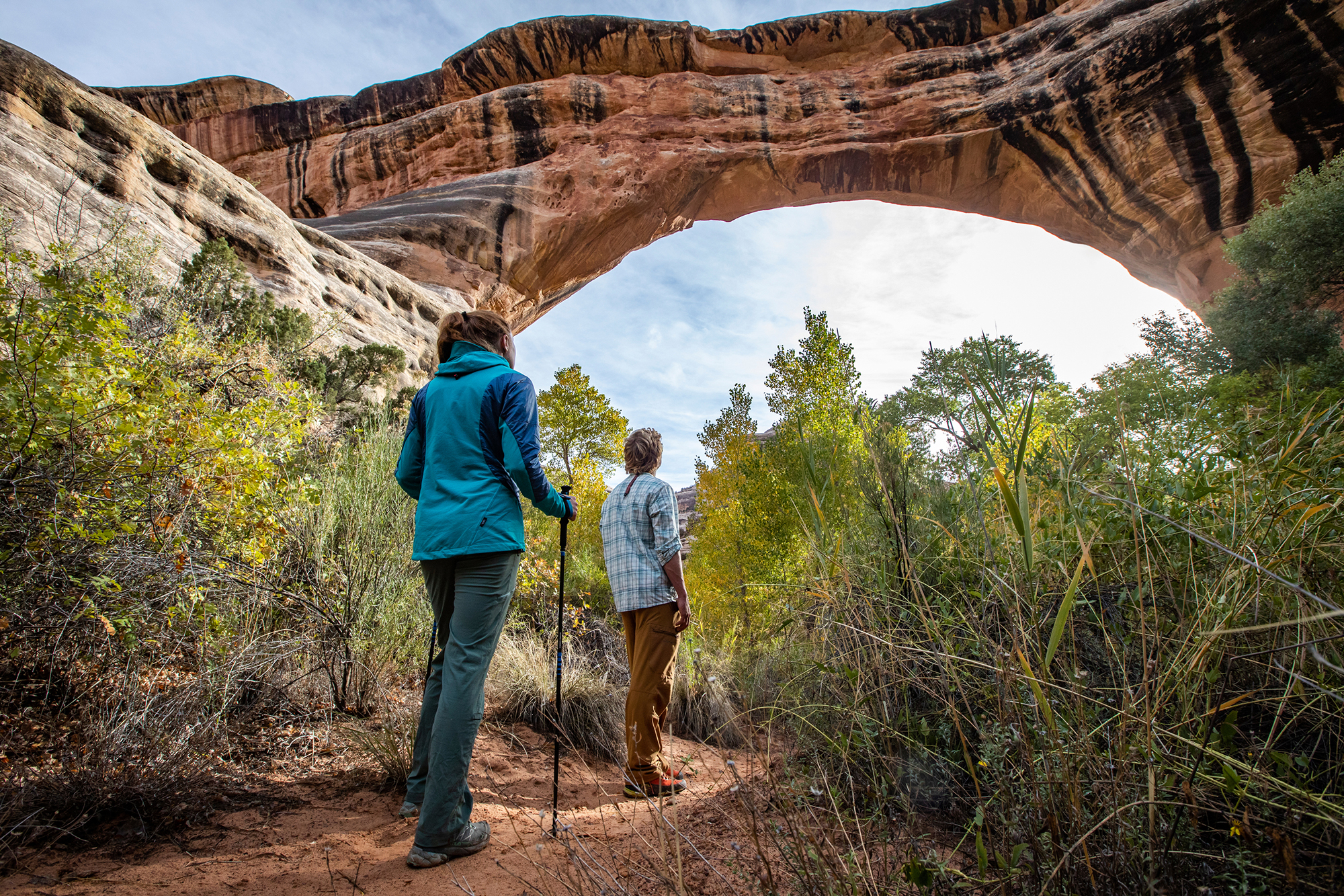 Sipapu Bridge is the largest and most spectacular of the three bridges in the Monument.