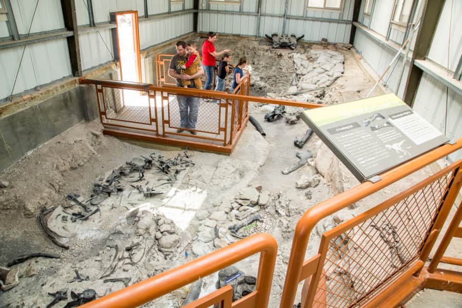 The Cleveland-Lloyd Dinosaur Quarry is home to the densest collection of Jurassic-era dinosaur fossils ever unearthed.