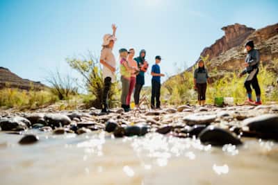 Many guides will teach their guests about the natural world and how to help preserve it. 
