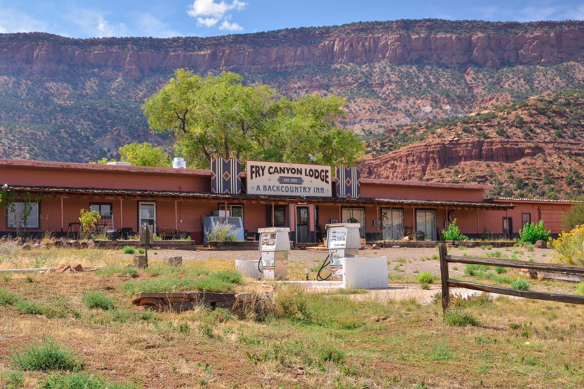 In its prime, this remote lodge served meals for those who worked at the nearby uranium mine in Fry Canyon.