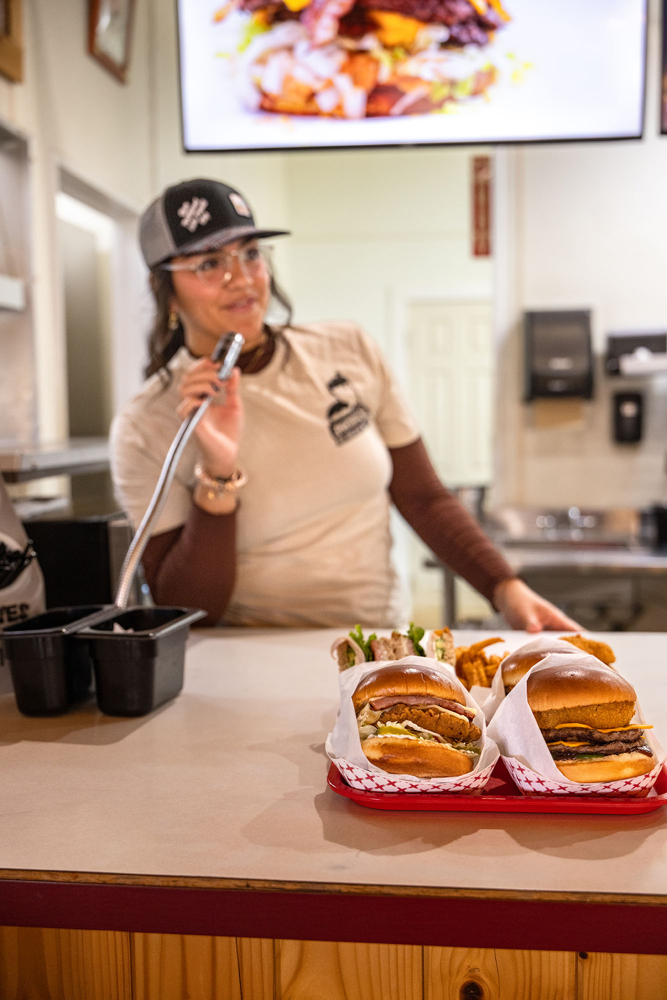 Consider stopping at the renowned Stan's Burger Shak to pick up some sandwiches or burgers.
