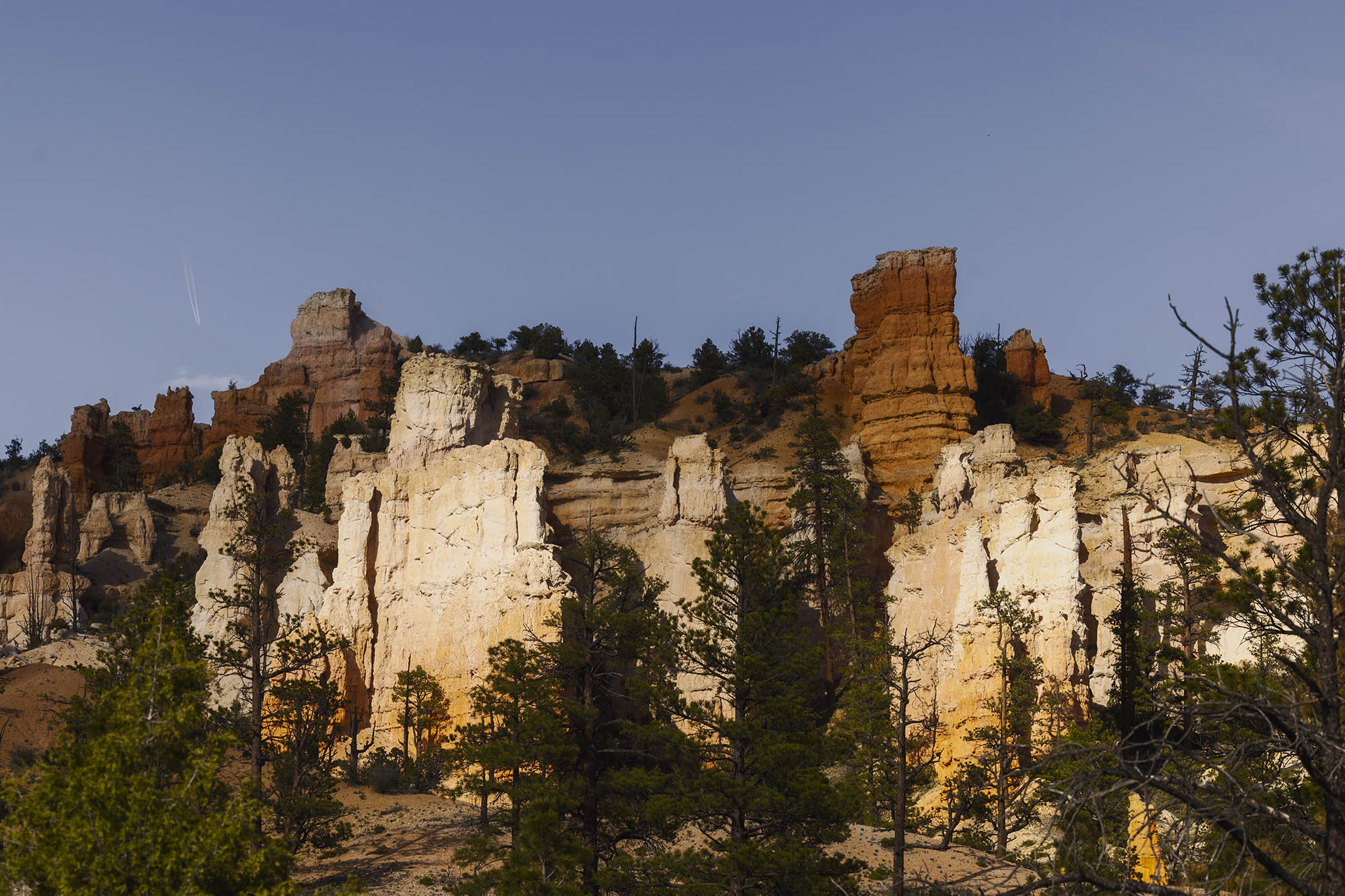 Red Canyon’s vibrant rusty-red soil and hoodoo rock spires tease up the route to Bryce Canyon National Park from the roadside.