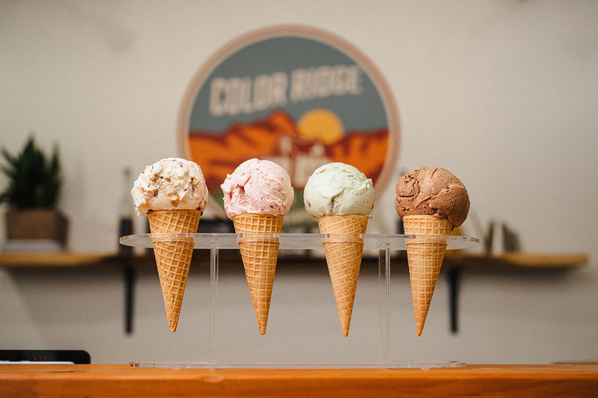 Color Ridge Farm & Creamery offers artisanal, homemade ice cream, with creative flavors like Juniper Berry and Lavender Honey.